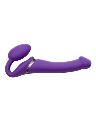 VIBRATING STRAP-ON - M - PURPLE Strap-on-me