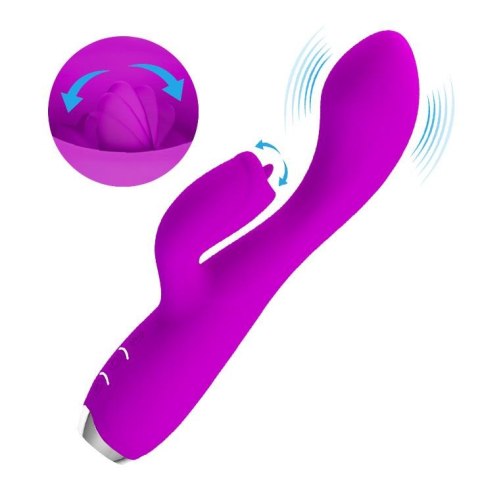 PRETTY LOVE - GLORIA Purple, 12 vibration functions 3 pulse wave settings Memory function Pretty Love