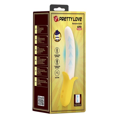 PRETTY LOVE - Banana Greek, 7 vibration functions 3 thrusting settings Pretty Love