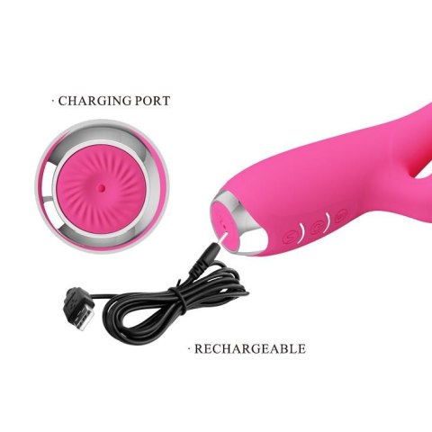 PRETTY LOVE - GLORIA Pink, 12 vibration functions 3 pulse wave settings Memory function Pretty Love