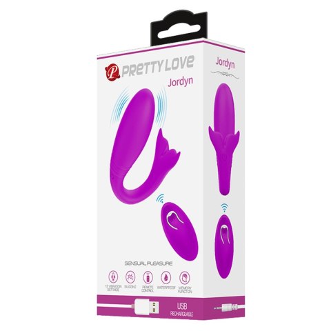 PRETTY LOVE - Jordyn, 12 vibration functions Wireless remote control Pretty Love