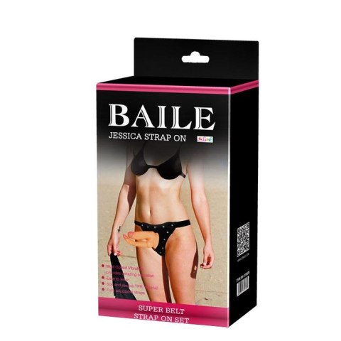 BAILE - JESSICA Double Strap-on Vibrating Baile