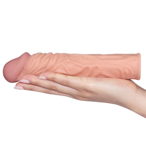 Add 2"" Pleasure X Tender Penis Sleeve Flesh Lovetoy