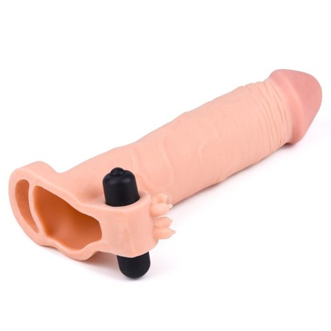 Add 3"" Pleasure X Tender Vibrating Penis Sleeve Lovetoy