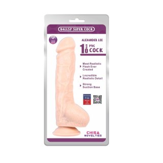 Alexander Lee 10"""" Dildo-Flesh Ballsy Super Cock