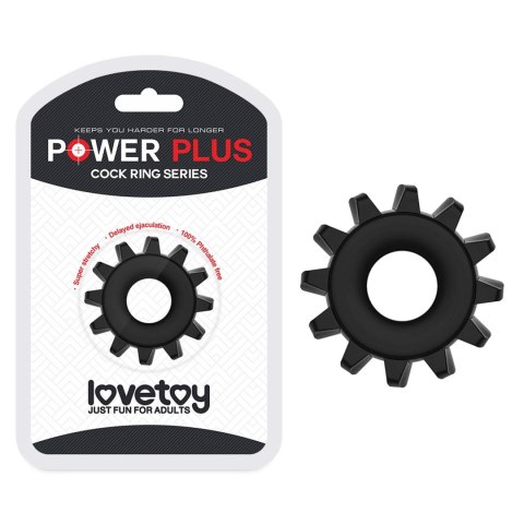 POWER PLUS Cockring Black Lovetoy