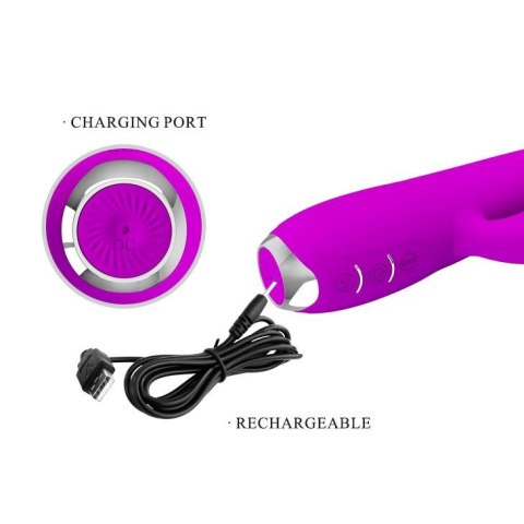 PRETTY LOVE - GLORIA Purple, 12 vibration functions 3 pulse wave settings Memory function Pretty Love