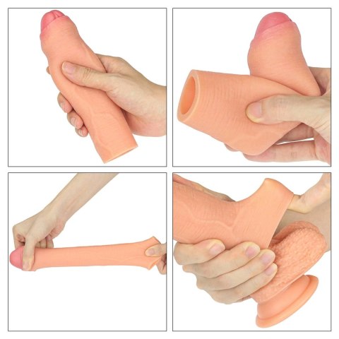 Add 1"" Revolutionary Silicone Nature Extender Uncircumcised Lovetoy