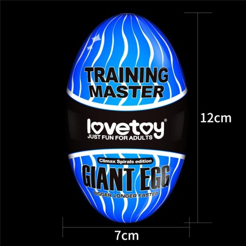 Giant Egg Climax Spirals Edition Lovetoy