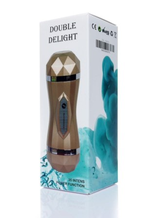 Masturbator-Vagina Double Delight 35 function USB B - Series Lyla