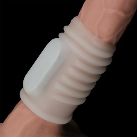 Vibrating Spiral Knights Ring (White) Lovetoy