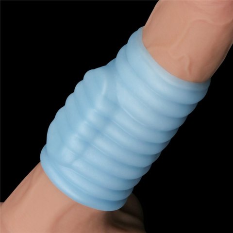 Vibrating Wave Knights Ring (Blue) Lovetoy