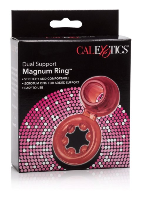 Dual Support Magnum Ring Red Calexotics