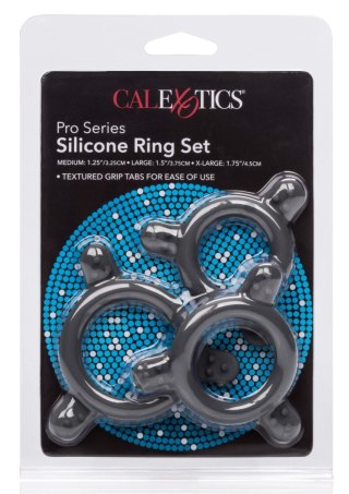 Pro Series Silicone Ring Set Black Calexotics