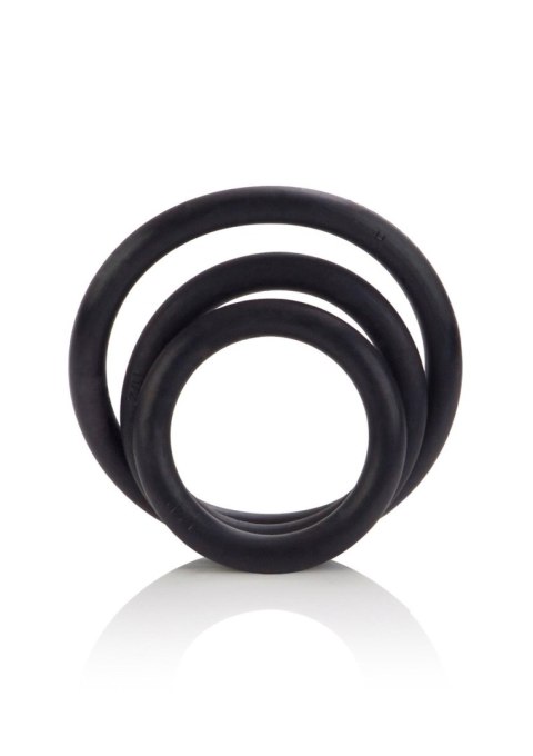 Rubber Ring - 3 Piece Set Black Calexotics