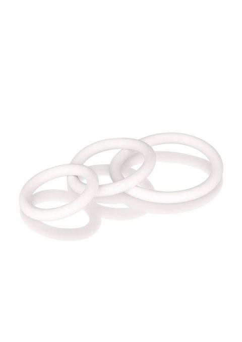 Rubber Ring - 3 Piece Set White Calexotics