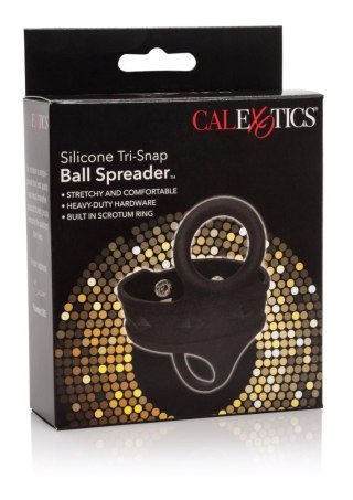 Silicone 3-Snap Ball Spreader Black Calexotics