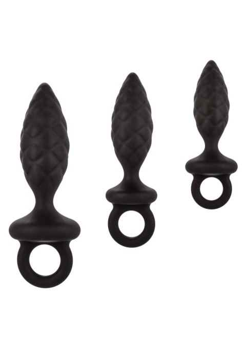 Silicone Anal Probe Kit Black Calexotics