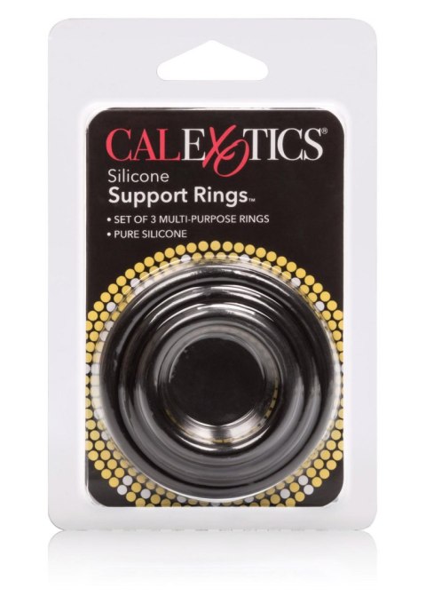 Silicone Support Rings Black Calexotics