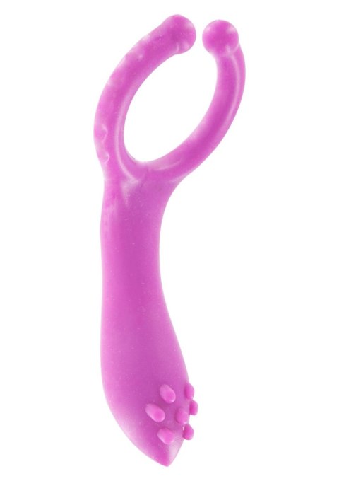 Vibrating Clit-Stim C-Ring Purple ToyJoy