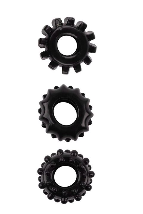 ALL TIME FAVORITES SET OF 3 COCKRINGS BLACK Dream Toys