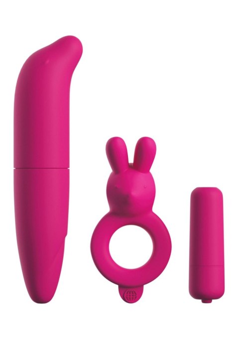 Couples Vibrating Starter Kit Pink Pipedream