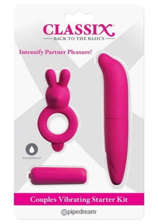 Couples Vibrating Starter Kit Pink Pipedream