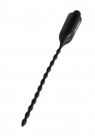 E-Stimulation Vibrating Urethral Sounding Plug - Black ShotsToys