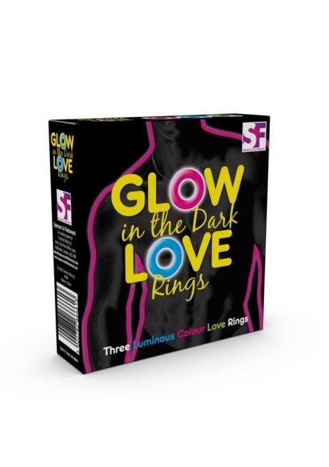 Glow In The Dark Love Rings Multicolor Spencer & Fleetwood