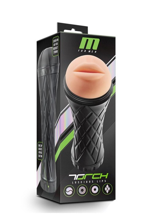 Masturbator-M FOR MEN THE TORCH LUSCIOUS LIPS Blush