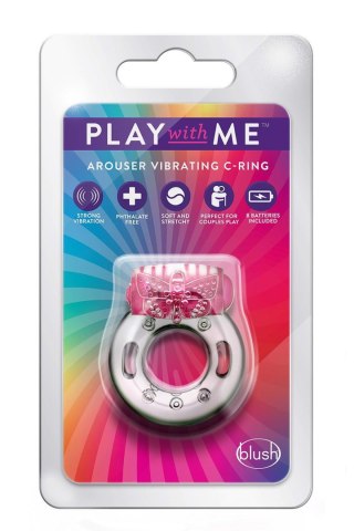 PLAY WITH ME AROUSER VIBRATING C-RING PINK Blush