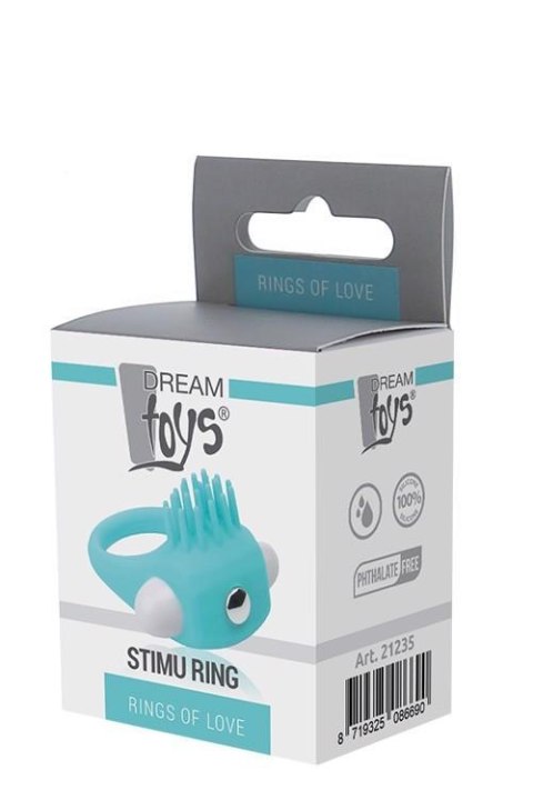 RINGS OF LOVE SILICONE STIMU RING BLUE Dream Toys