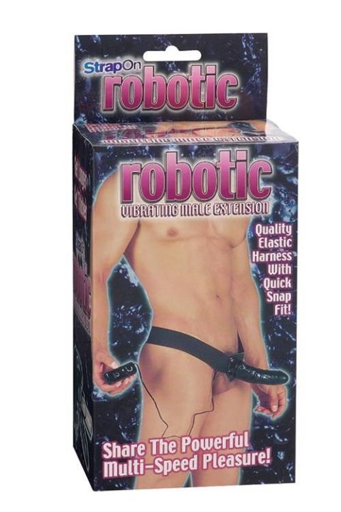 ROBOTIC MALE STRAP-ON BLACK Seven Creations