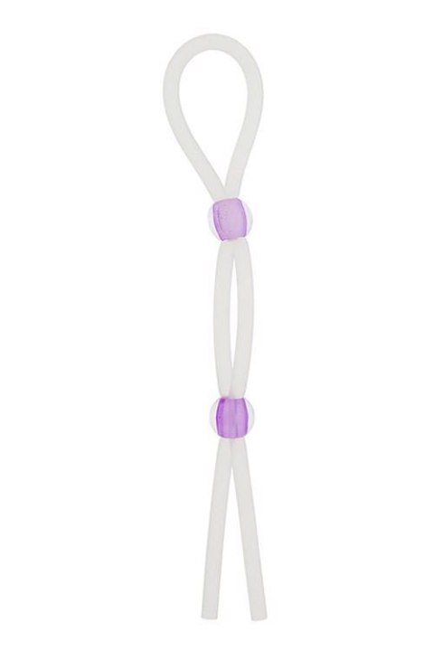 SILICONE LASSO COCK RING DUAL BEADS NMC