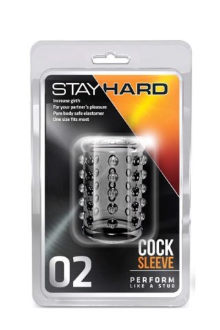 STAY HARD COCK SLEEVE 02 CLEAR Blush