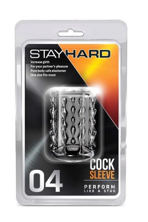 STAY HARD COCK SLEEVE 04 CLEAR Blush