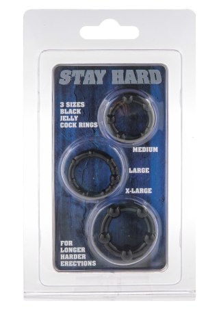 Stay Hard - Three Rings Black Scala Selection