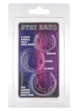 Stay Hard - Three Rings Purple Scala Selection