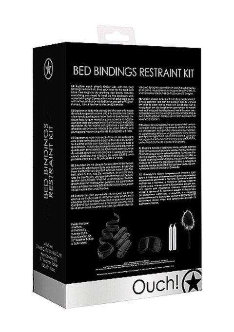 Bed Bindings Restraint Kit - Black Ouch!