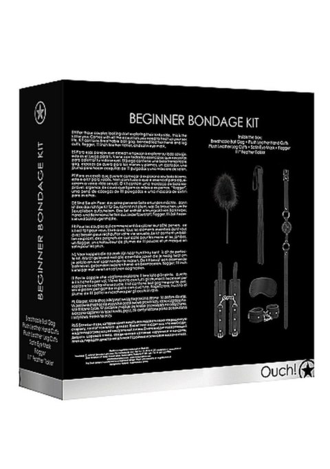 Beginners Bondage Kit - Black Ouch!