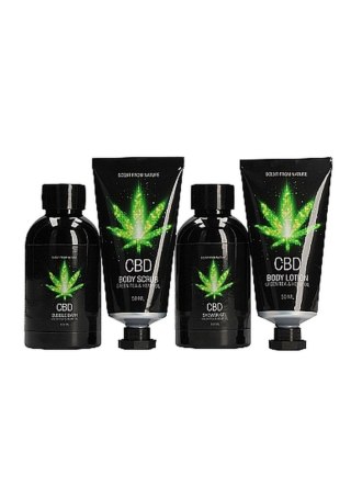 CBD - Bath and Shower - Luxe Travel set - Green Tea Hemp Oil Pharmquests