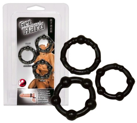 Cock Rings Set "Get Hard" schw You2Toys