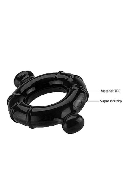 Gummy Ring - Medium - Black ShotsToys