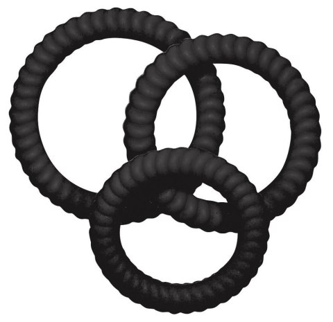 Lust 3 Cock Rings black You2Toys