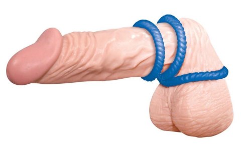 Lust 3 Cock Rings blue You2Toys