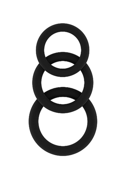 No.25 - Cockring Set - Black Sono