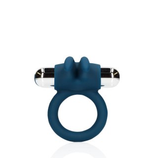 Vibrating Rabbit Cock Ring - Baltic Blue Loveline