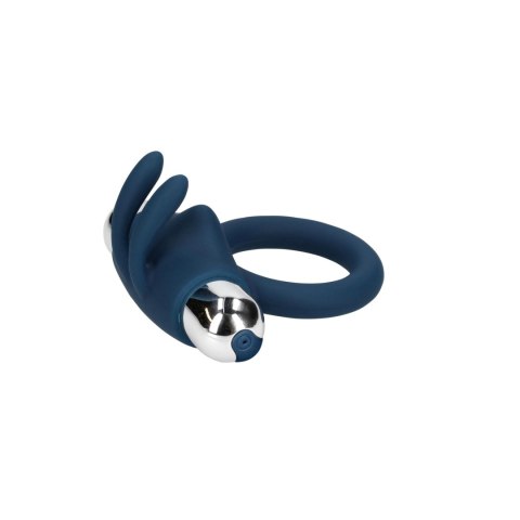 Vibrating Rabbit Cock Ring - Baltic Blue Loveline