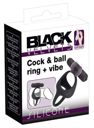 Black Velvets Cock & Ball Ring Black Velvets