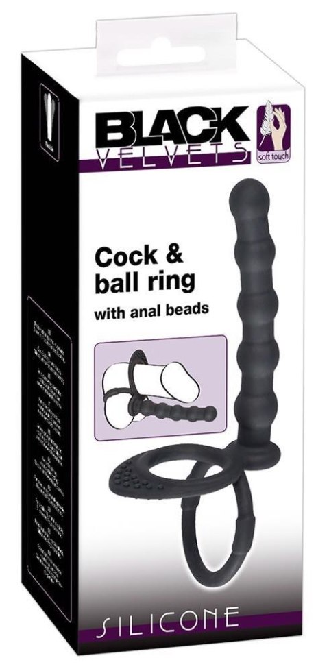 Black Velvets Cock & ball ring Black Velvets